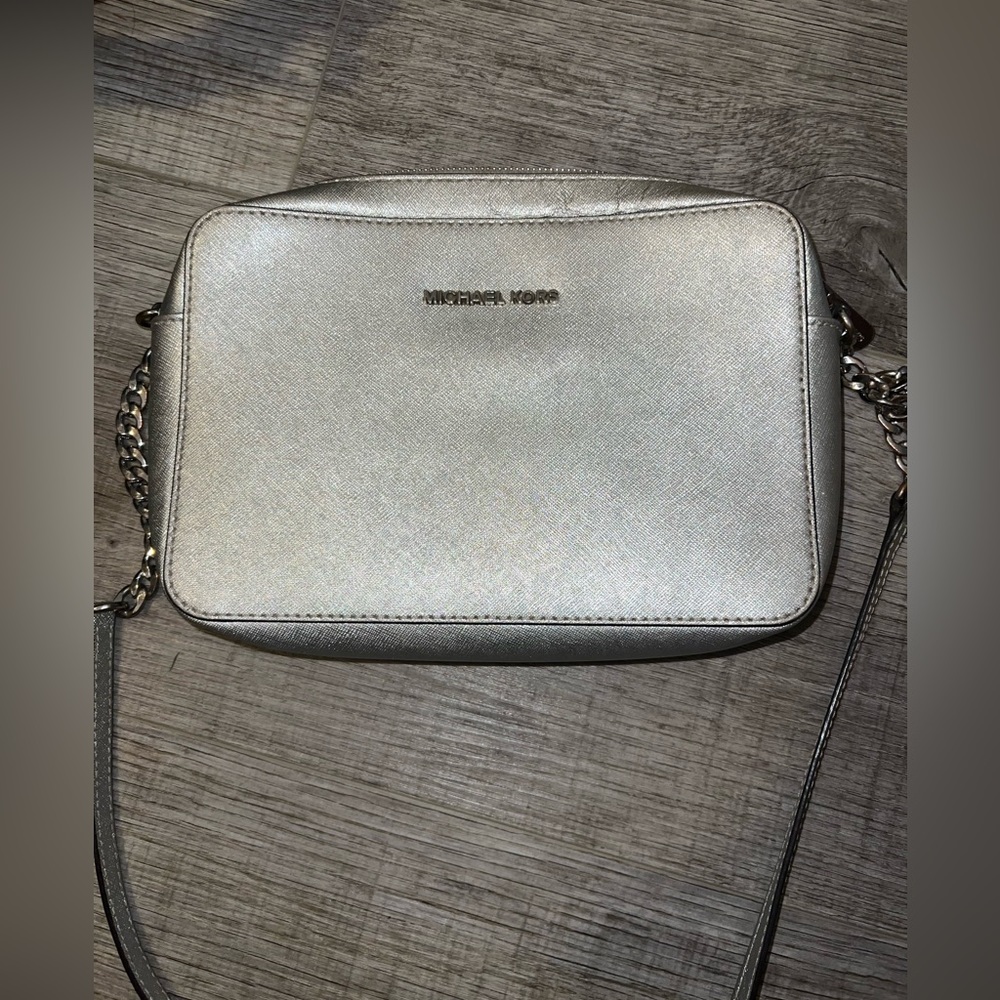 Silver MK purse